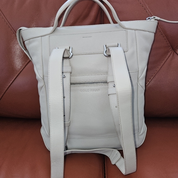 Cole Haan Grand Ambition Small Quilted Leather Convertible Backpack - Picture 4 of 9